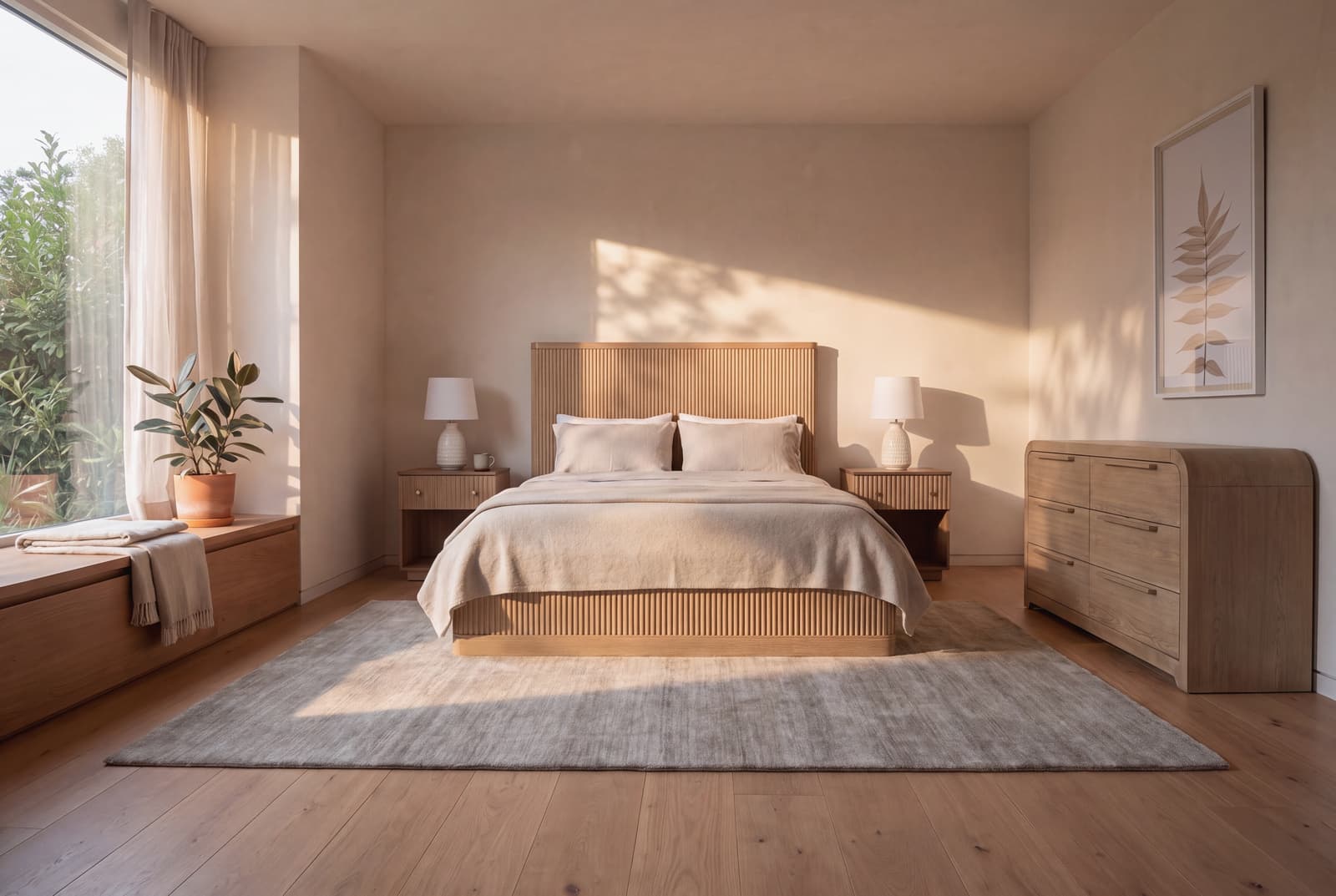 A Biophilic bedroom