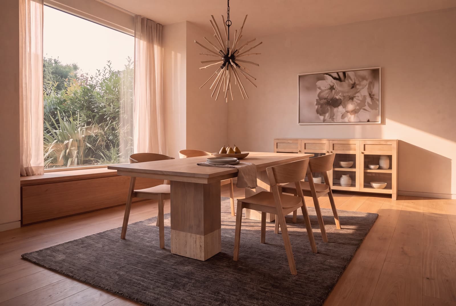 A Biophilic dining room
