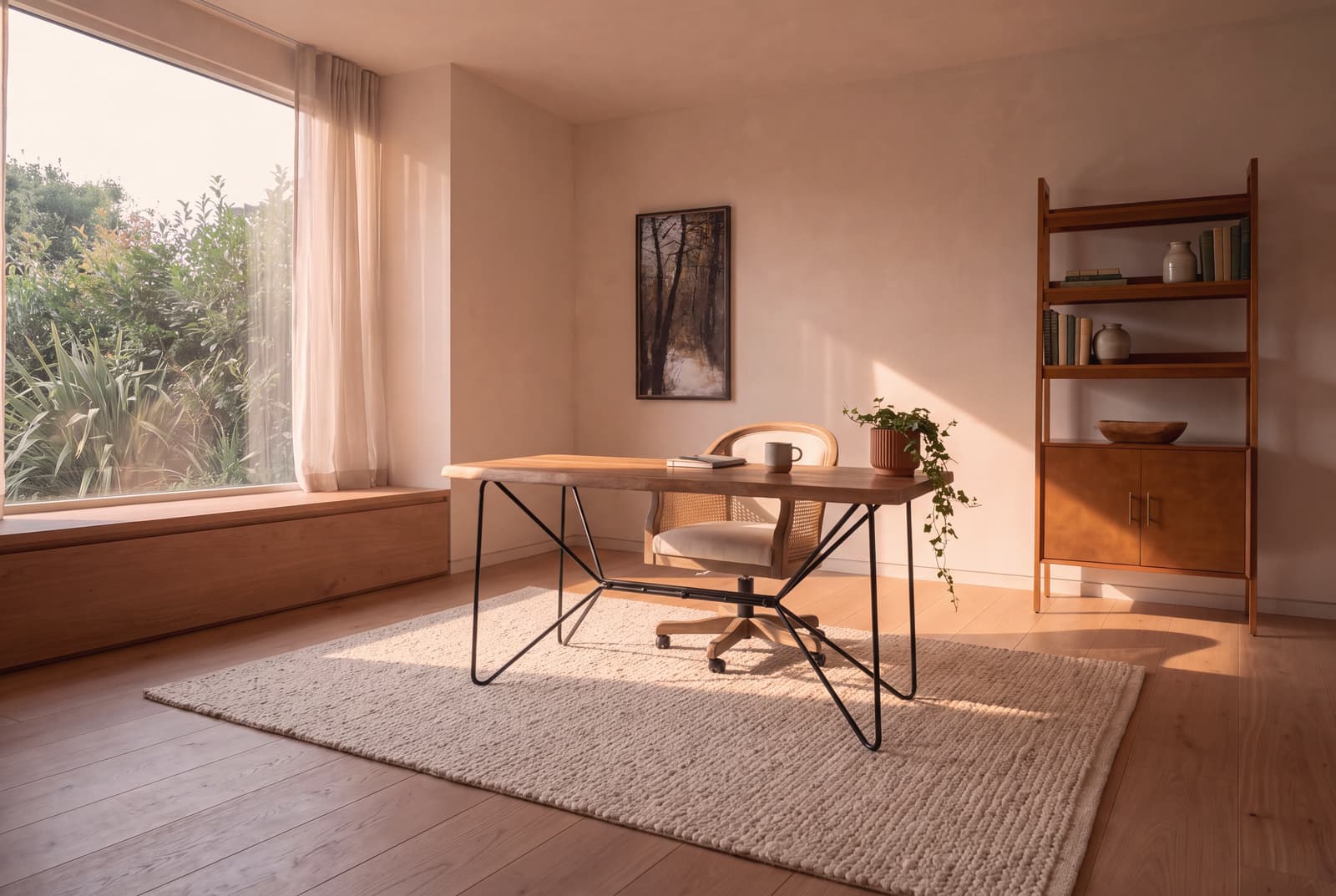A Biophilic home office