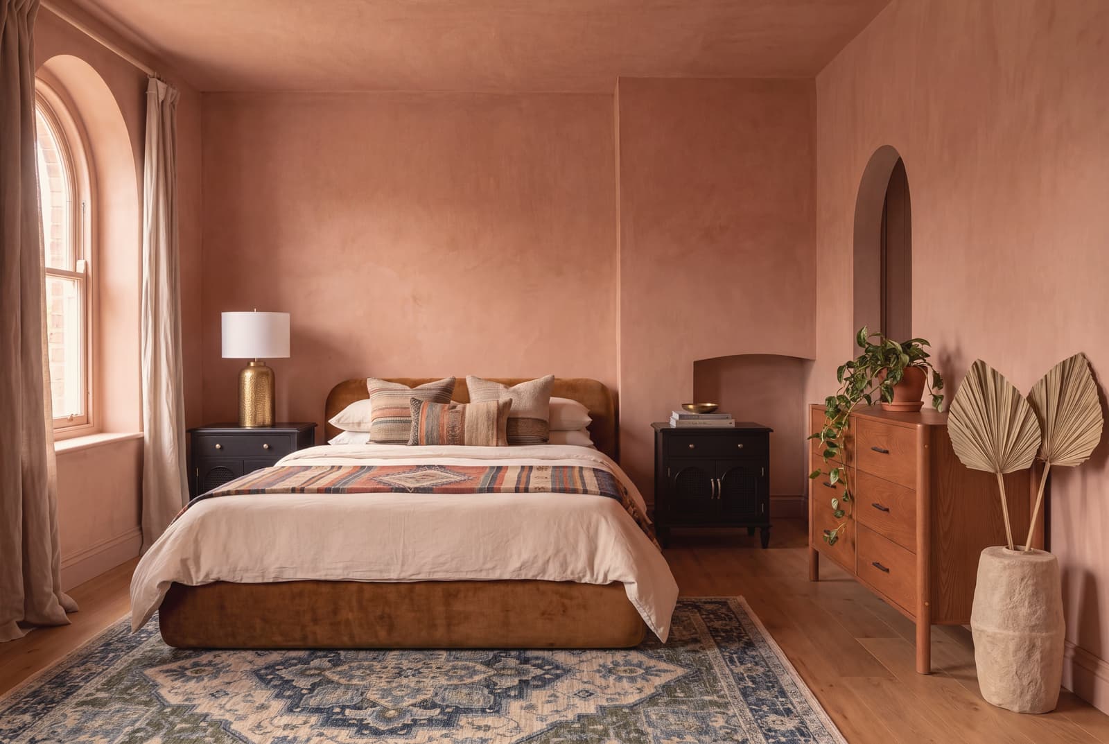 A Bohemian bedroom