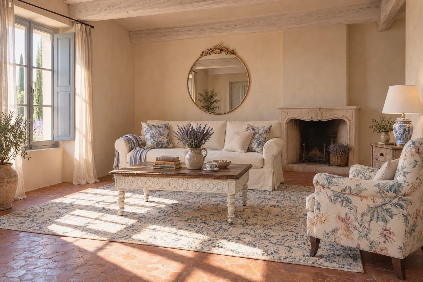 A French Country living room