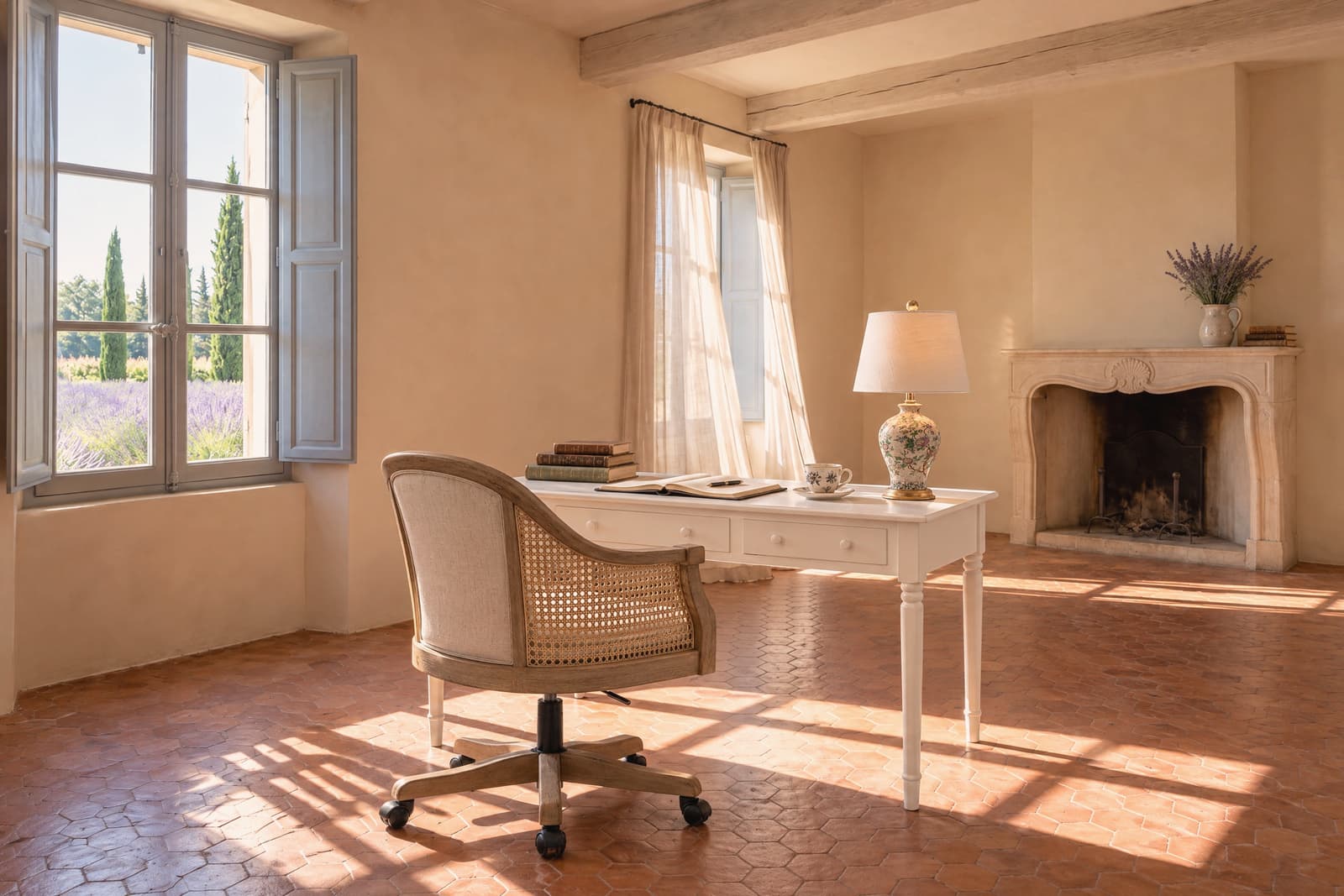 A French Country home office