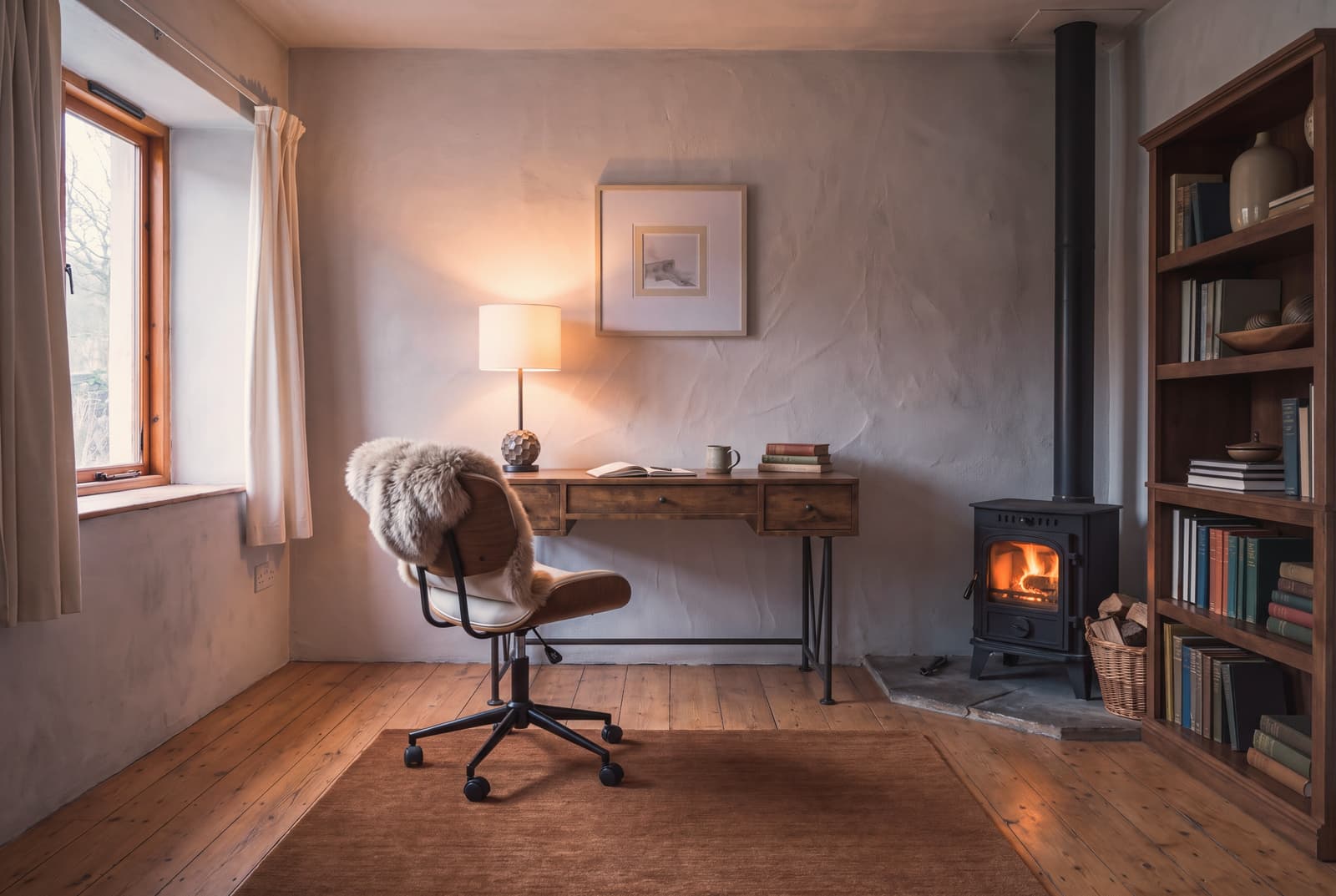 A hygge home office