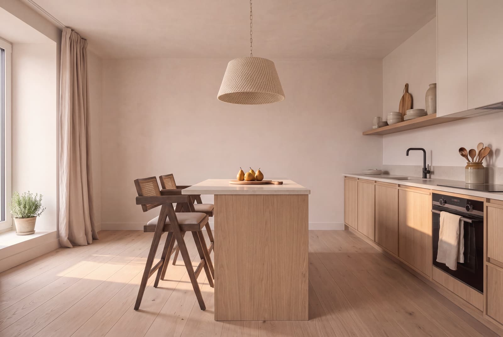 A Japandi kitchen