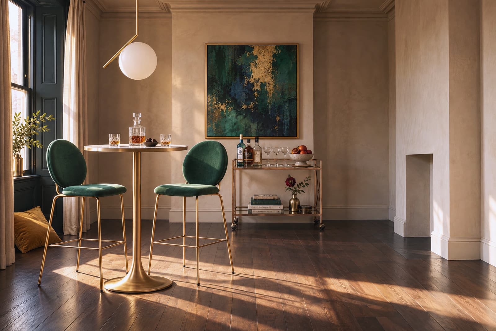 A Jewel Tone bar