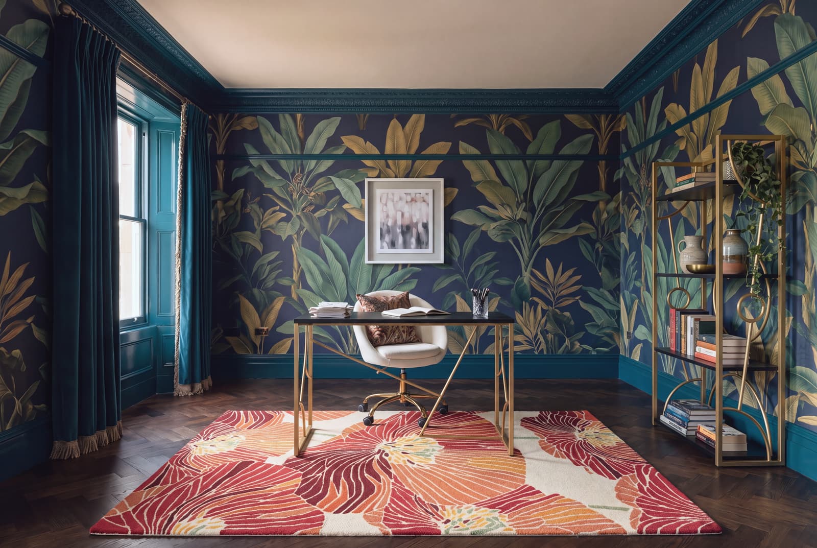 A Maximalist home office