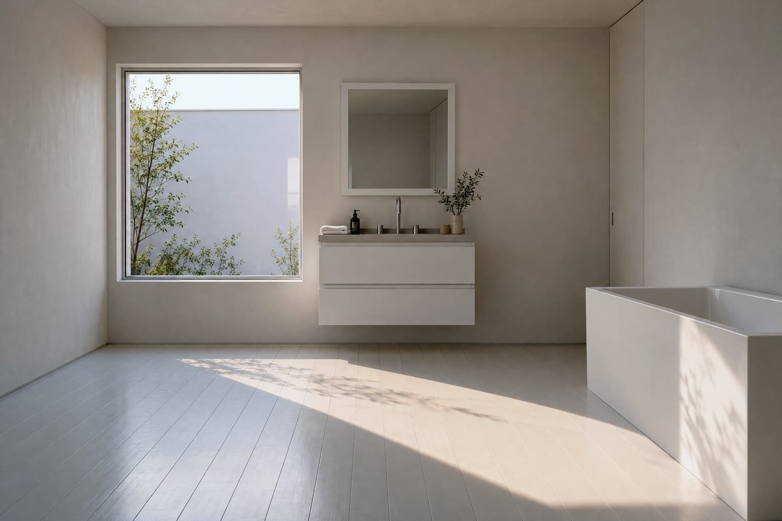 A Minimalist bathroom
