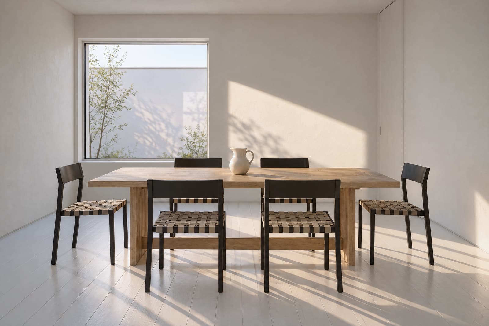 A Minimalist dining room