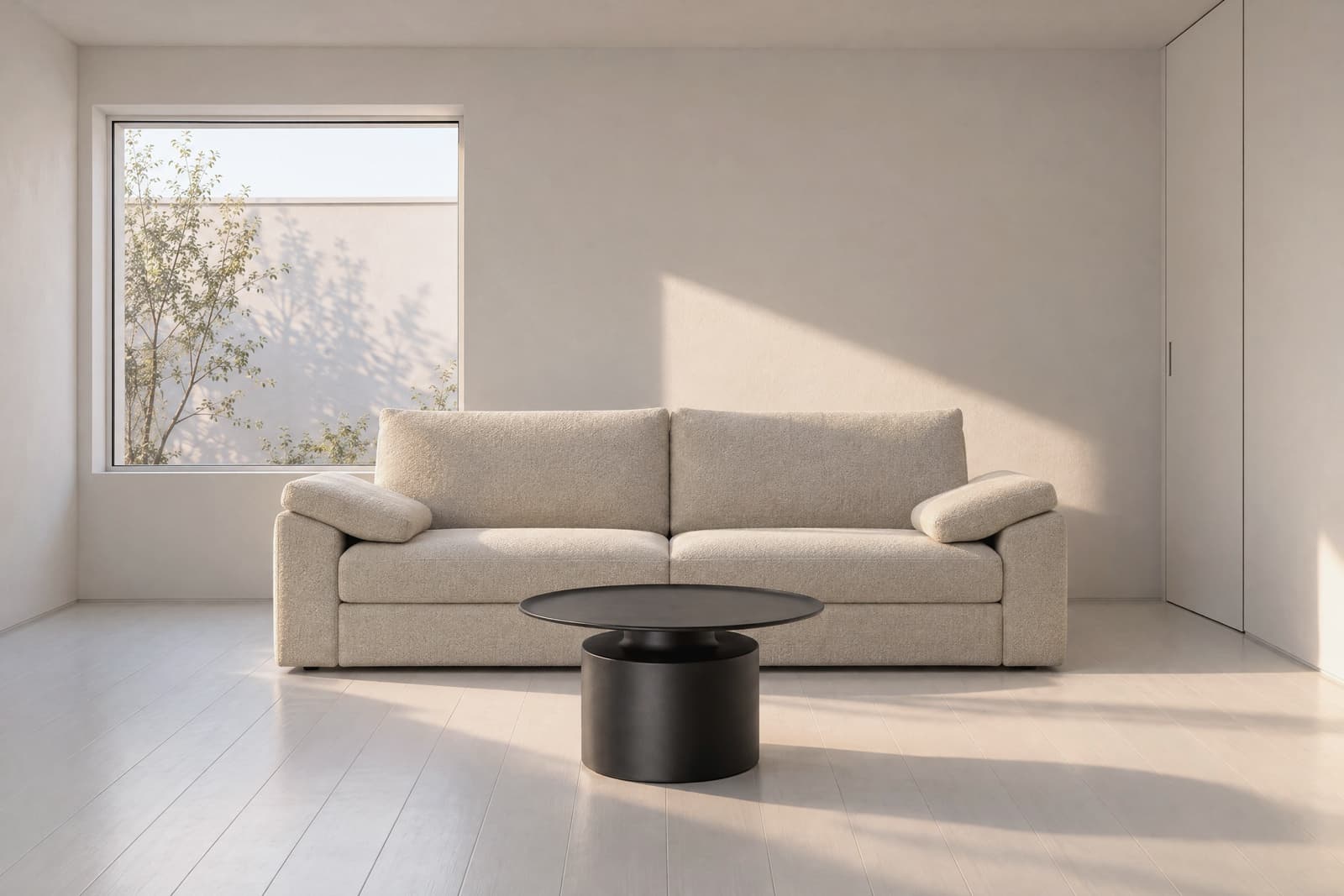 A Minimalist living room