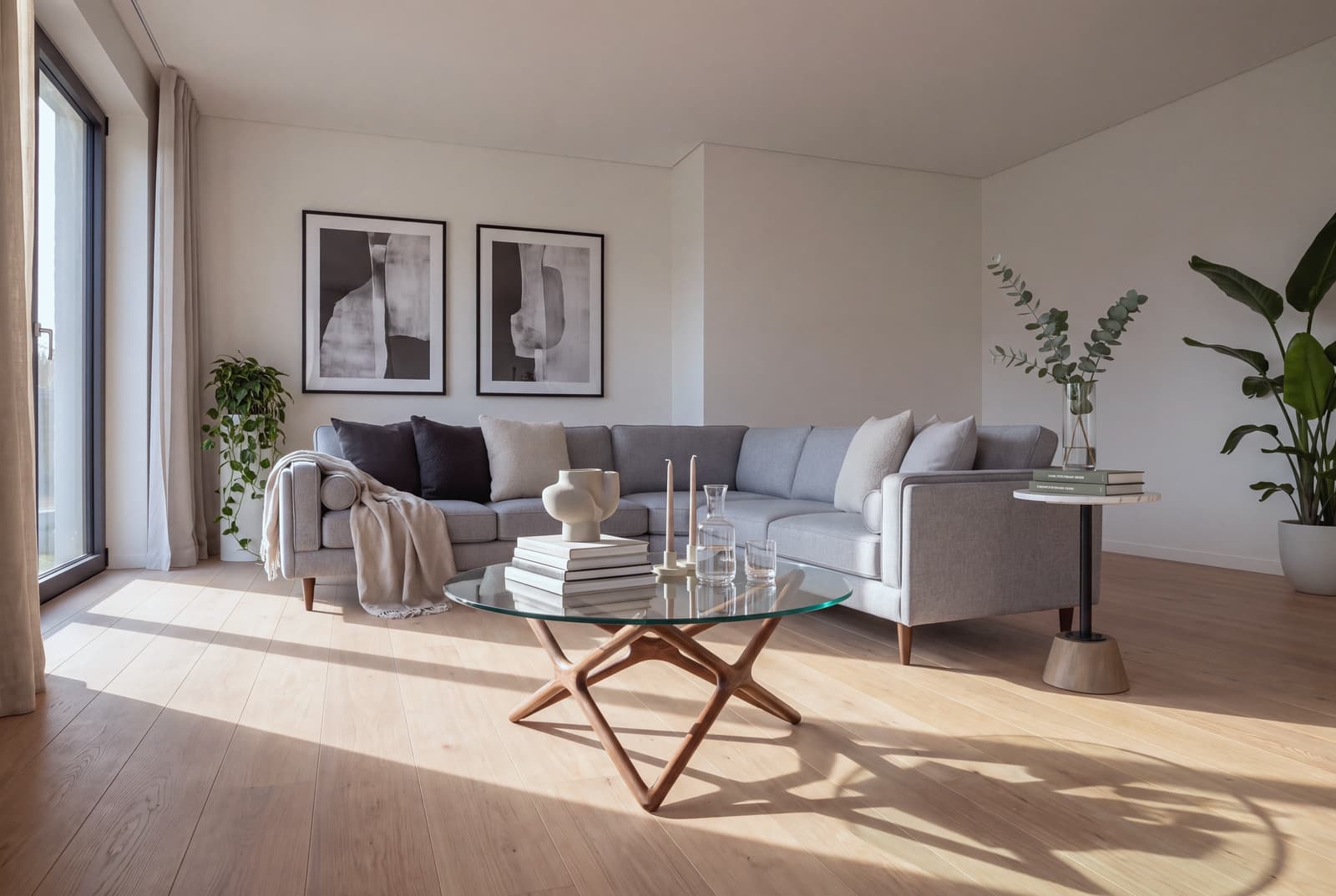 A modern living room