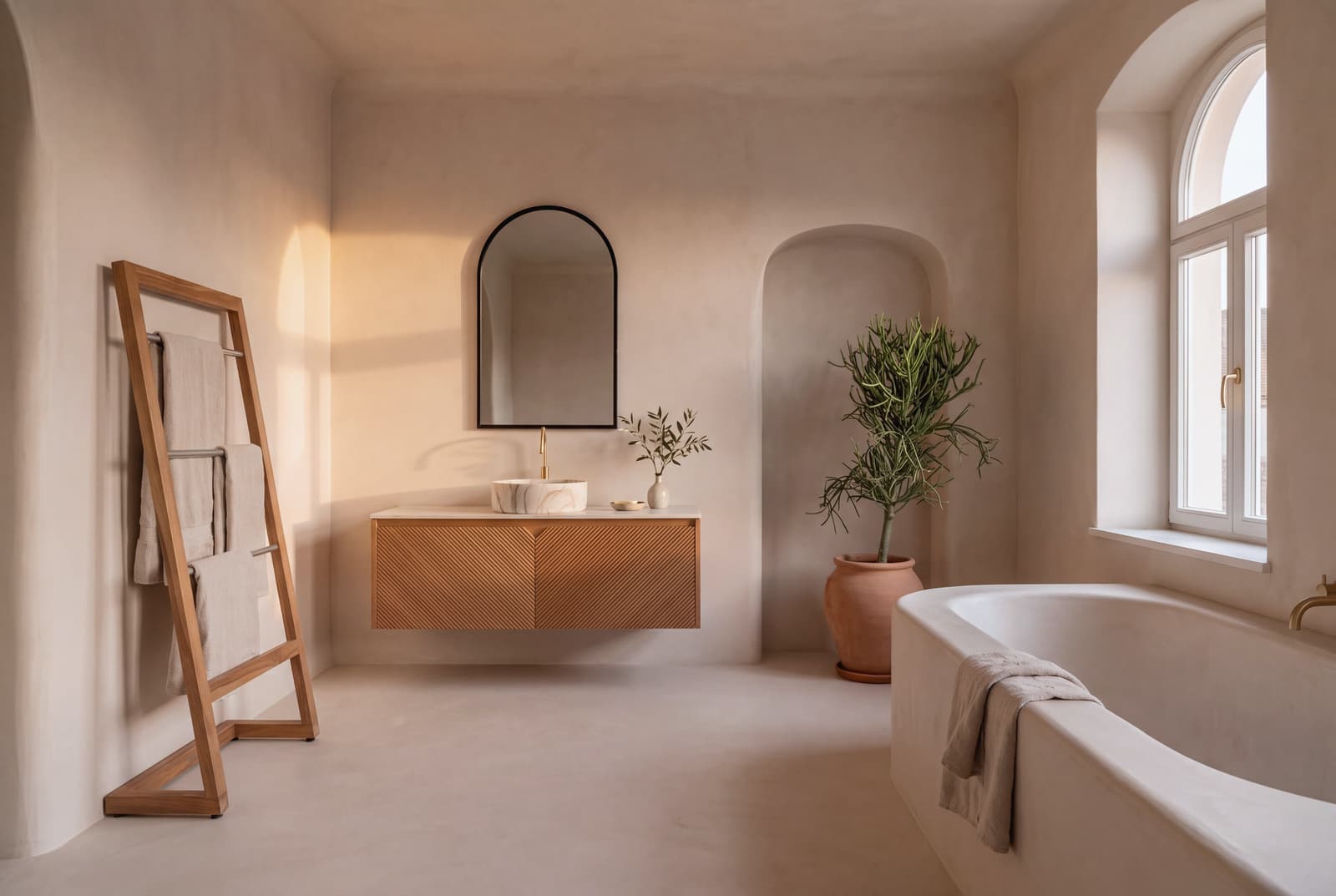 A Organic Modern bathroom