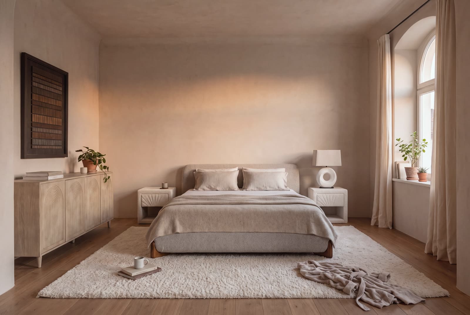 A Organic Modern bedroom