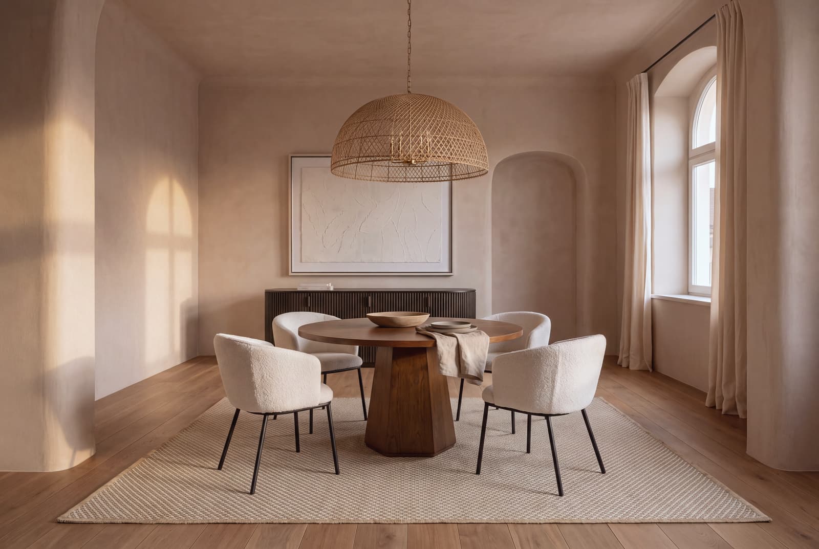 A Organic Modern dining room