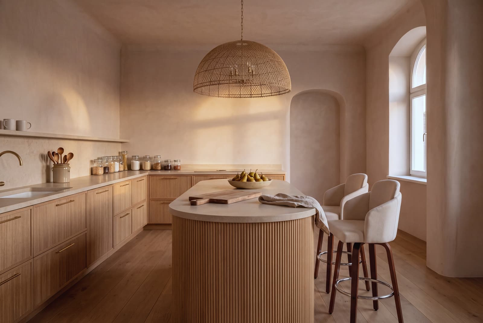 A Organic Modern kitchen