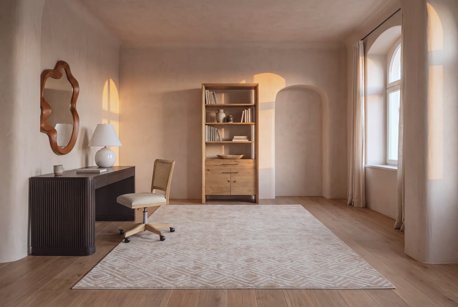 A Organic Modern home office