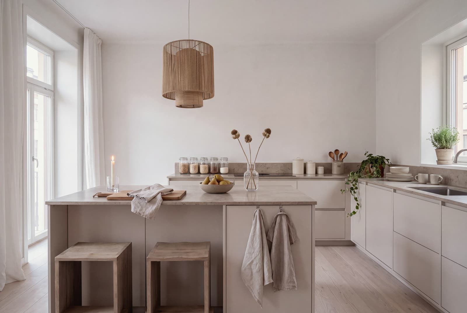 A Scandinavian kitchen