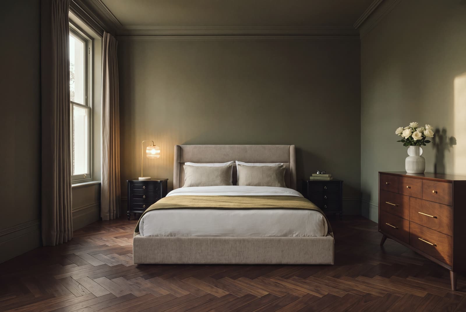 A Traditional bedroom