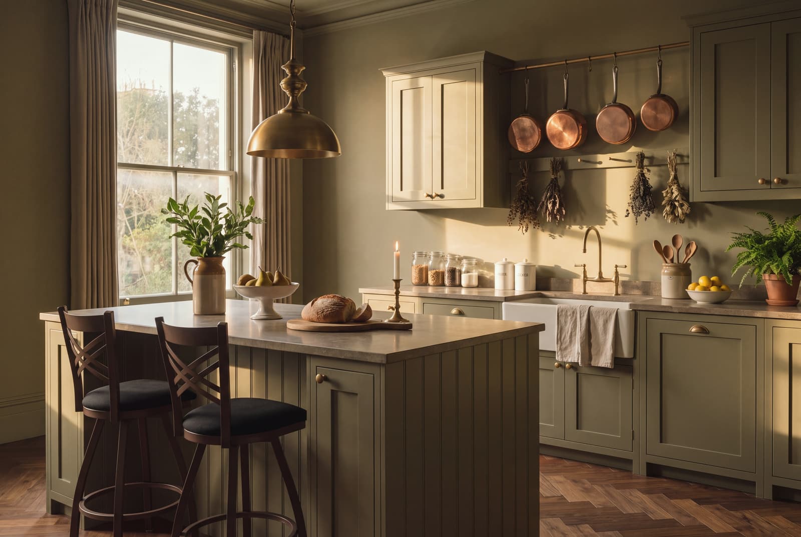 A Traditional kitchen