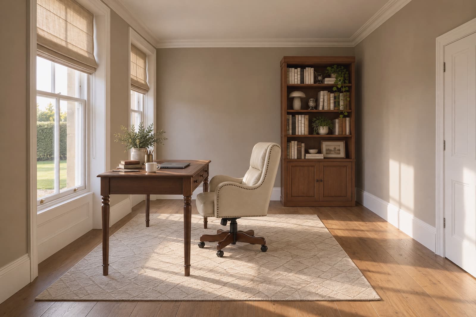 A Transitional home office