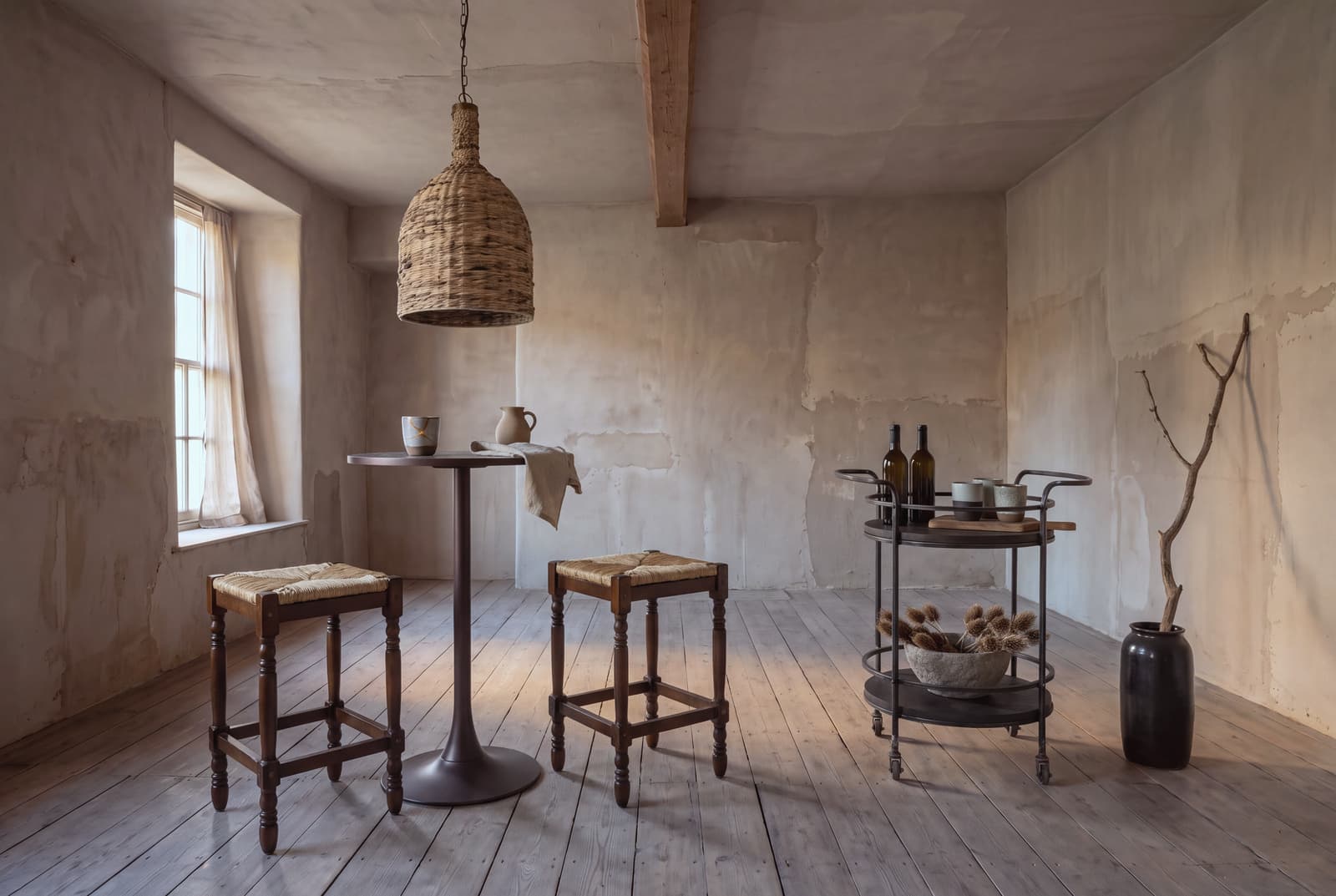 A wabi-sabi bar