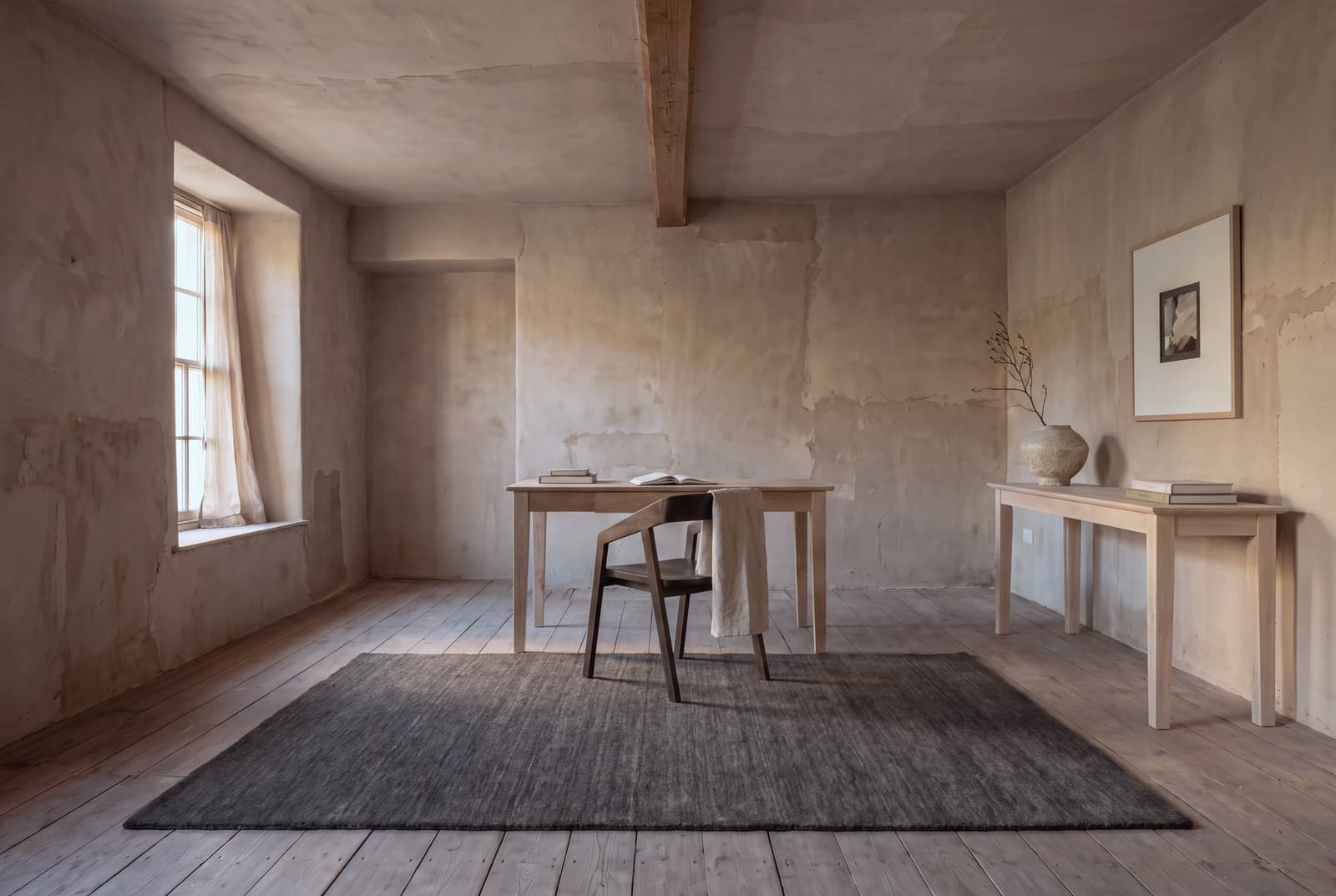 A wabi-sabi home office