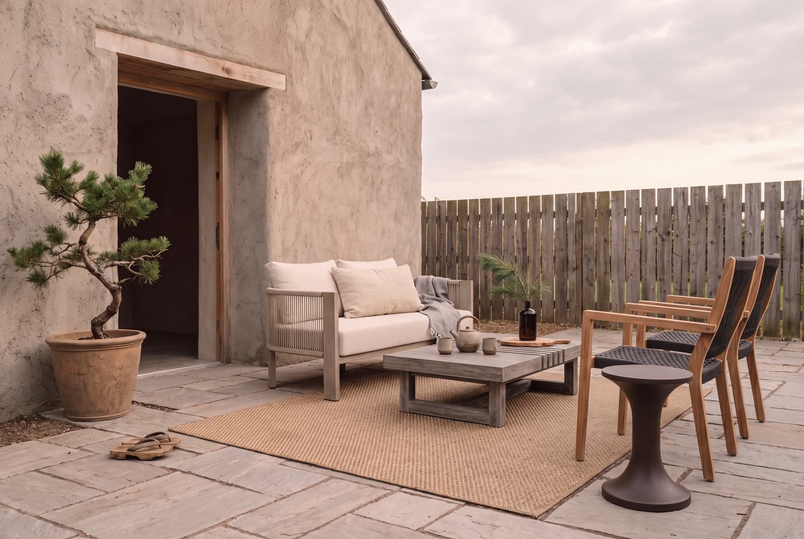 A Wabi-Sabi outdoor